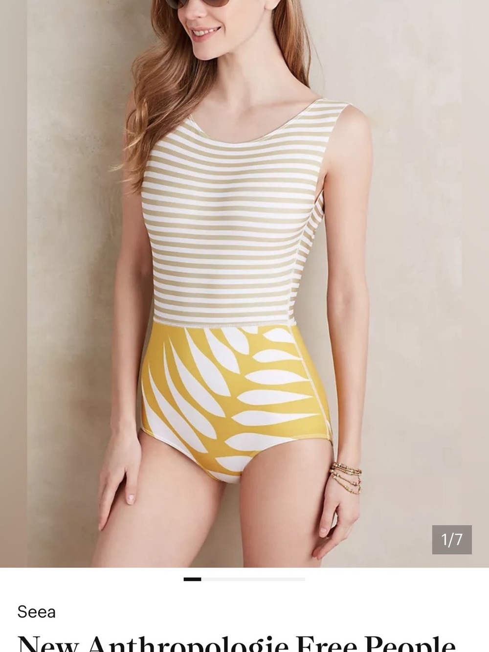NWT FREE PEOPLE X SEEA LIDO ONE PIECE SWIMSUIT